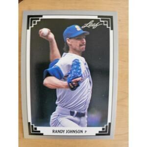 1991 Leaf #319 Randy Johnson Seattle Mariners Baseball Card